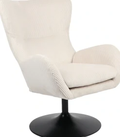 HELA Loungesessel »SAMOS« 1 Stk. tlg. Sessel;drehbar;Trompetengestell;Microfaser Breitcord;Armlehnen