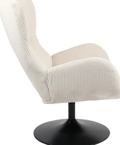 HELA Loungesessel »SAMOS« 1 Stk. tlg. Sessel;drehbar;Trompetengestell;Microfaser Breitcord;Armlehnen