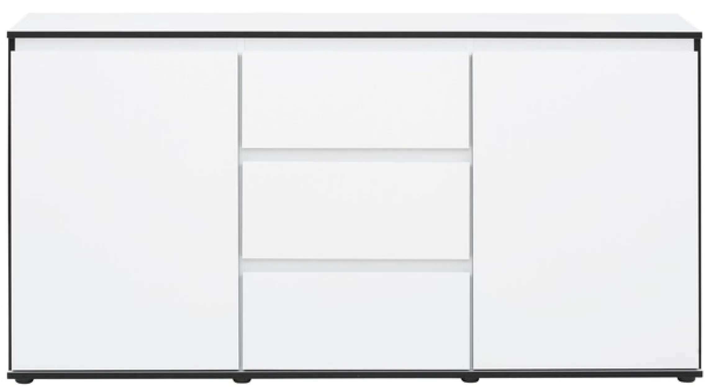 HELA Sideboard »Ariana« mit angeschrägten Griffmulden, Breite 160 cm