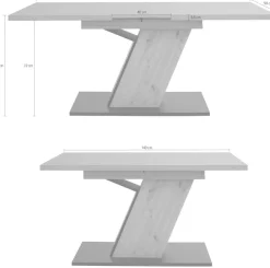 HELA Säulen-Esstisch »Gesa« ausziehbar 140-180 cm