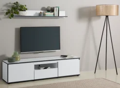 HELA TV-Board »Ariana« mit angeschrägten Griffmulden, Breite 160 cm