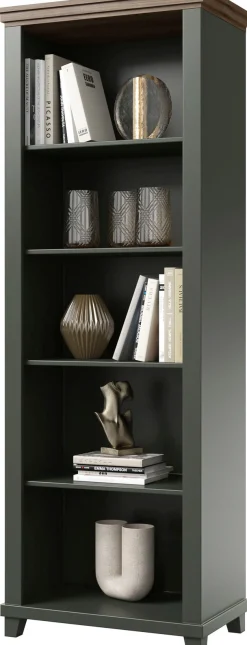 Helvetia Aktenregal »Evora, Breite 71cm, Bücherregal« Bücherschrank mit 5 Fächern, Standregal