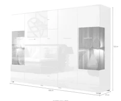 Höltkemeyer Highboard »STYLE« Breite 188 cm, ohne Beleuchtung