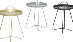 HOFMANN LIVING AND MORE Beistelltisch Metallplatte