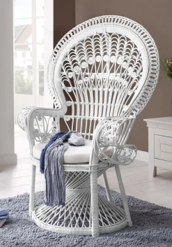 HOFMANN LIVING AND MORE Rattanstuhl () mit Kissenauflage