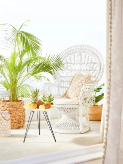 HOFMANN LIVING AND MORE Rattanstuhl () mit Kissenauflage