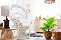 HOFMANN LIVING AND MORE Rattanstuhl () mit Kissenauflage