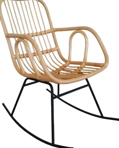 HOFMANN LIVING AND MORE Schaukelsessel 1 Stk. tlg. Handgeflochten