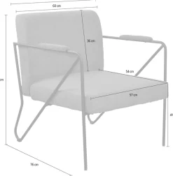 HOFMANN LIVING AND MORE Sessel 1 Stk. tlg.