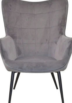 HOFMANN LIVING AND MORE Sessel »Jaro« Polstersessel mit Beinen aus Stahlrohr, schwarz lackiert