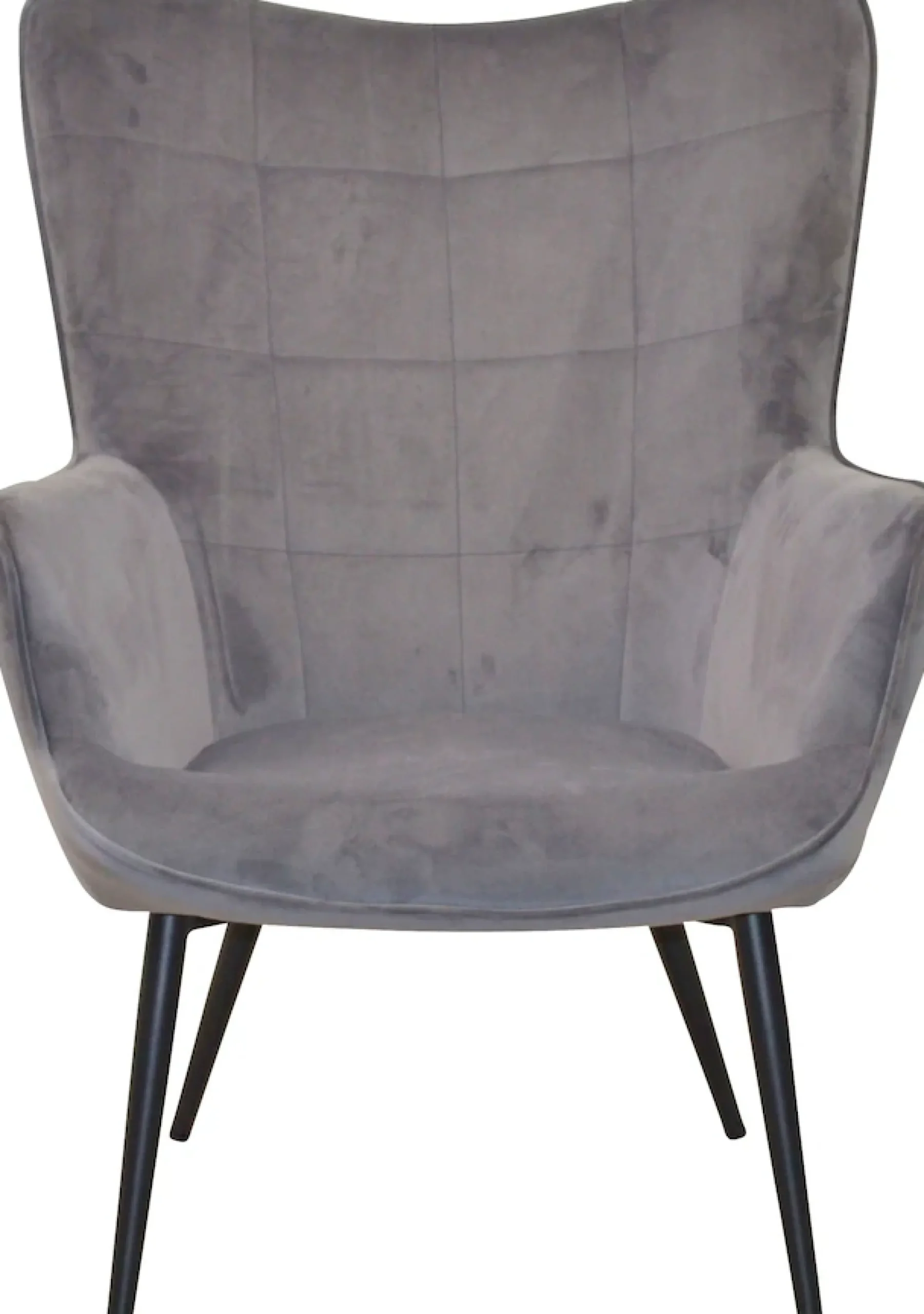 HOFMANN LIVING AND MORE Sessel »Jaro« Polstersessel mit Beinen aus Stahlrohr, schwarz lackiert
