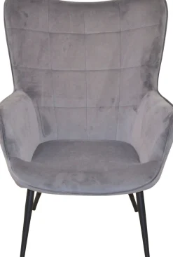 HOFMANN LIVING AND MORE Sessel »Jaro« Polstersessel mit Beinen aus Stahlrohr, schwarz lackiert