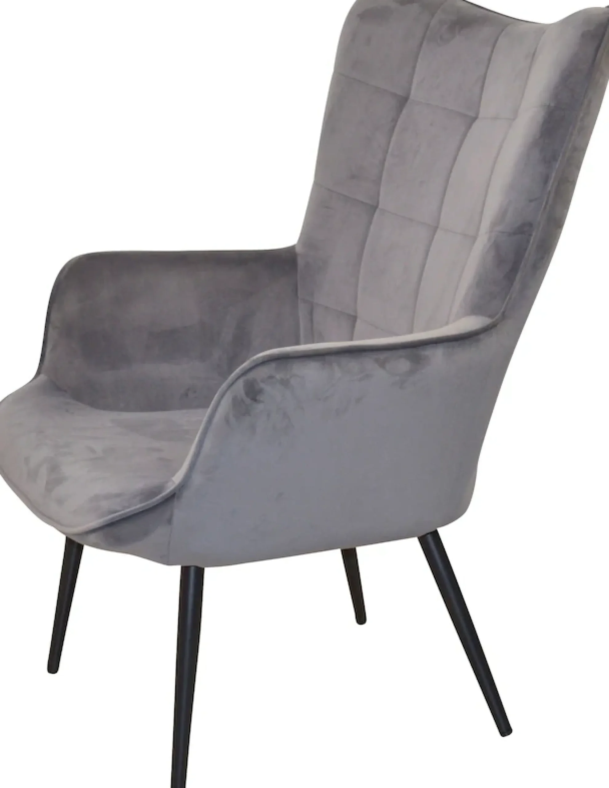 HOFMANN LIVING AND MORE Sessel »Jaro« Polstersessel mit Beinen aus Stahlrohr, schwarz lackiert