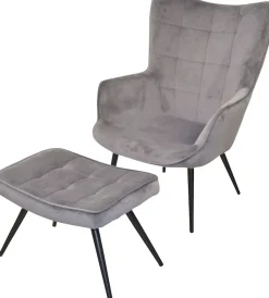 HOFMANN LIVING AND MORE Sessel »Jaro« Polstersessel mit Beinen aus Stahlrohr, schwarz lackiert