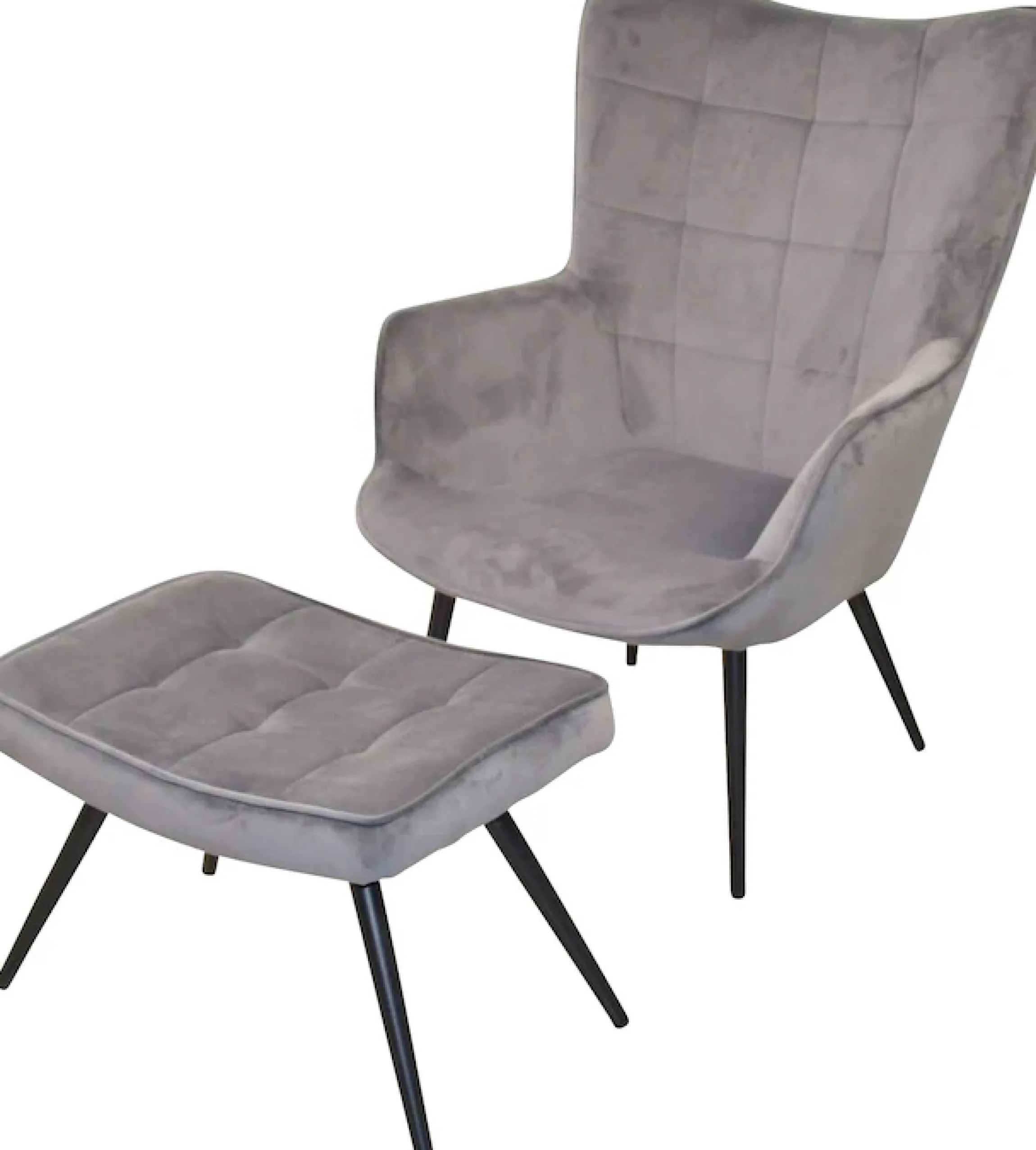 HOFMANN LIVING AND MORE Sessel »Jaro« Polstersessel mit Beinen aus Stahlrohr, schwarz lackiert