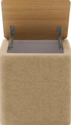 Home affaire Ablagetisch »Kyro, Stauraum mit Tischplatte Eiche, Breite 40 cm« Stylisch, handlich und praktisch für dein Schlafzimmer