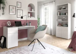 Home affaire Aktenschrank »CAPRI, 2 Türen inkl. eingefasster Griffmulde, 5 Einlegeböden« Mehrzweckschrank, Aktenregal, Regal, Stauraumregal, Universalschrank