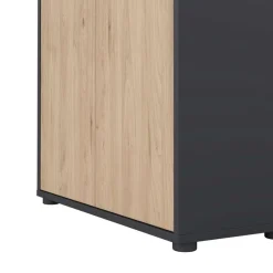 Home affaire Aktenschrank »Sign Aktenregal, Bücherregal, Standregal,« Merkzweckschrank, 2 Fächer, 4 Einlegeböden, Breite/Höhe 80/200 cm