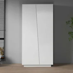 Home affaire Aktenschrank »Vega, Mehrzweckschrank, Büroschrank, mit 2 Türen« & verstellbaren Einlegeböden, Höhe 166 cm, Made in Italy