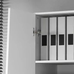 Home affaire Aktenschrank »Vega, Mehrzweckschrank, Büroschrank, mit 2 Türen« & verstellbaren Einlegeböden, Höhe 166 cm, Made in Italy