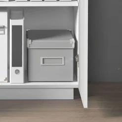 Home affaire Aktenschrank »Vega, Mehrzweckschrank, Büroschrank, mit 2 Türen« & verstellbaren Einlegeböden, Höhe 86 cm, Made in Italy