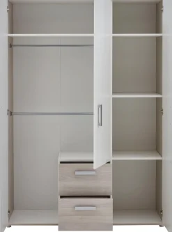 Home affaire Babyzimmer-Komplettset »Geert« Set, Kinderbett, Regal, Schrank, Wickelkommode, 4 Stk. tlg. Made in Germany; mit Kinderbett, Regal, Schrank und Wickelkommode