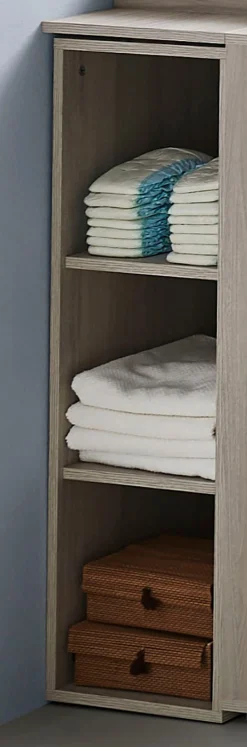 Home affaire Babyzimmer-Komplettset »Geert« Set, Kinderbett, Regal, Schrank, Wickelkommode, 4 Stk. tlg. Made in Germany; mit Kinderbett, Regal, Schrank und Wickelkommode