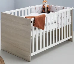 Home affaire Babyzimmer-Komplettset »Geert« Set, Kinderbett, Regal, Schrank, Wickelkommode, 4 Stk. tlg. Made in Germany; mit Kinderbett, Regal, Schrank und Wickelkommode