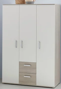 Home affaire Babyzimmer-Komplettset »Geert« Set, Kinderbett, Regal, Schrank, Wickelkommode, 4 Stk. tlg. Made in Germany; mit Kinderbett, Regal, Schrank und Wickelkommode