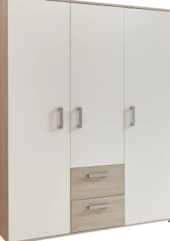 Home affaire Babyzimmer-Komplettset »Geert« Set, Kinderbett, Regal, Schrank, Wickelkommode, 4 Stk. tlg. Made in Germany; mit Kinderbett, Regal, Schrank und Wickelkommode