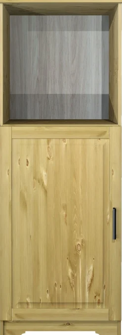 Home affaire Backofen/Kühlumbauschrank »Meliss« aus massiver Kiefer, Breite 60 cm, Soft-Close-Funktion