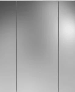 Home affaire Badezimmerspiegelschrank »Malmö, Breite 60 cm, inkl. LED Beleuchtung, 3 Spiegeltüren, 9 Fächer« in verschiedenen Farben erhältlich, Badmöbel, Spiegel, Badschrank, Bad