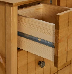 Home affaire Badkommode »Vili« Badezimmerschrank, Unterschrank, 4 Schubladen, aus Massivholz