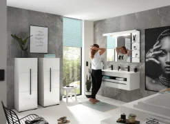 Home affaire Badmöbel-Set »Cantara, Bad im modernen Design, 4-teiliges Badezimmer« Set, 4 Stk. tlg.