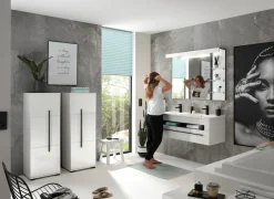Home affaire Badmöbel-Set »Cantara, Bad im modernen Design, 4-teiliges Badezimmer« Set, 4 Stk. tlg.