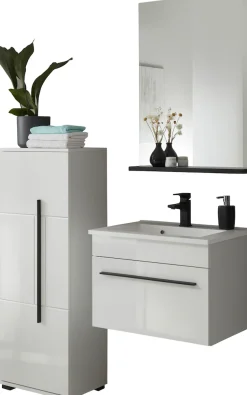 Home affaire Badmöbel-Set »Cantara, Bad im modernen Design, 3-teiliges Badezimmer« Set, 3 Stk. tlg.