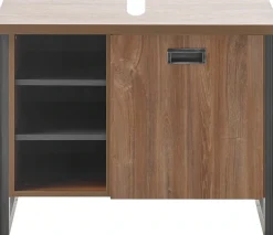 Home affaire Badmöbel-Set »Detroit, Bad im Industrialdesign, inkl. LED, 2-teiliges Badezimmer« 2 Stk. tlg.