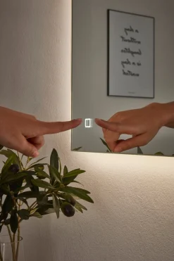 Home affaire Badmöbel-Set »Detroit, Bad im Industrialdesign, inkl. LED, 2-teiliges Badezimmer« 2 Stk. tlg.