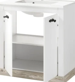 Home affaire Badmöbel-Set »Florenz, Bad im Landhausstil, 5-teiliges Badezimmer« 5 Stk. tlg.