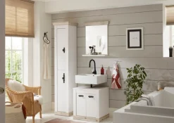Home affaire Badmöbel-Set »Florenz, Bad im Landhausstil, 3-teiliges Badezimmer« 3 Stk. tlg.