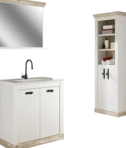 Home affaire Badmöbel-Set »Florenz, Bad im Landhausstil, 3-teiliges Badezimmer« 3 Stk. tlg.
