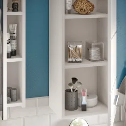 Home affaire Badmöbel-Set »Malmö, 2 teilig, inklusive LED Beleuchtung, bestehend aus:« 2 Stk. tlg.