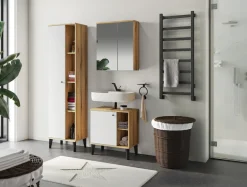 Home affaire Badmöbel-Set »OSLO, Bad im skandinavischen Design, 3-teiliges Badezimmer« Set, 3 Stk. tlg.