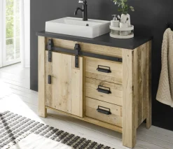 Home affaire Badmöbel-Set »SHERWOOD, Bad im modernen Design, 3-teiliges Badezimmer« 3 Stk. tlg.