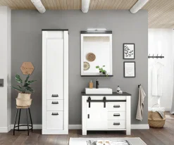 Home affaire Badmöbel-Set »SHERWOOD, Bad im modernen Design, 3-teiliges Badezimmer« 3 Stk. tlg.