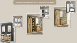 Home affaire Badmöbel-Set »SHERWOOD, Bad im modernen Design, 3-teiliges Badezimmer« 3 Stk. tlg.