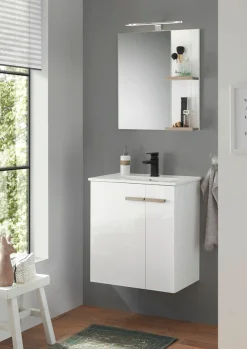 Home affaire Badmöbel-Set »SOLiD, Badmöbel-Set, Bad im modernen Design, 2-teiliges Badezimmer« 2 Stk. tlg.