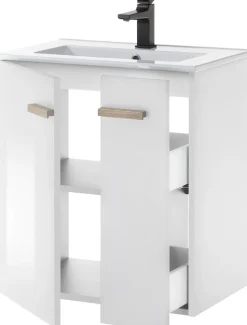Home affaire Badmöbel-Set »SOLiD, Badmöbel-Set, Bad im modernen Design, 2-teiliges Badezimmer« 2 Stk. tlg.