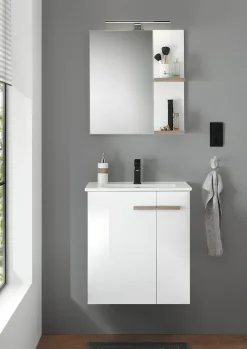 Home affaire Badmöbel-Set »SOLiD, Badmöbel-Set, Bad im modernen Design, 2-teiliges Badezimmer« 2 Stk. tlg.