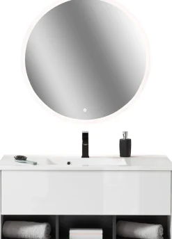 Home affaire Badmöbel-Set »Studio Line, Bad im modernen Design, 2-teiliges Badezimmer« 2 Stk. tlg.